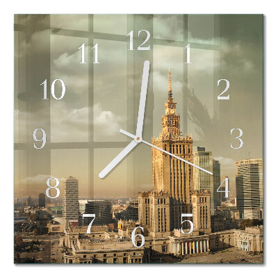 Moderne wanduhr quadratisch Warschau
