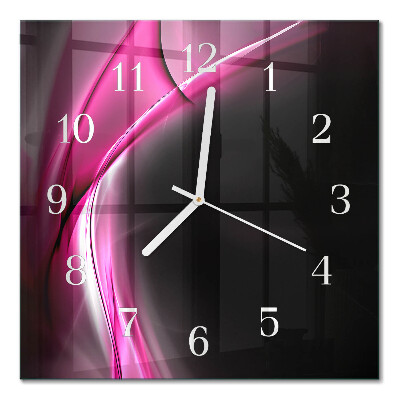 Moderne wanduhr quadratisch Abstrakte Linien