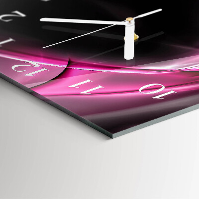 Moderne wanduhr quadratisch Abstrakte Linien