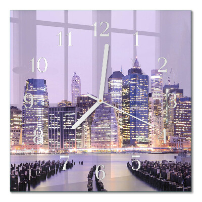Quadratische wanduhr Horizont