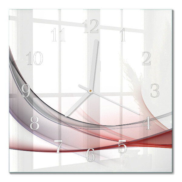 Glasuhr quadratisch Abstraktion