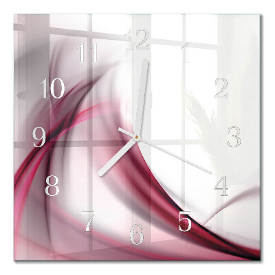 Wanduhr mit motiv quadratisch Abstrakte Linien