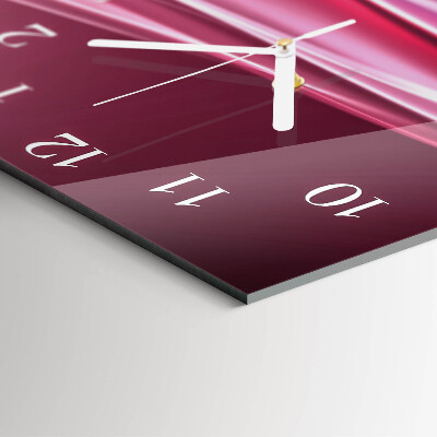 Moderne wanduhr quadratisch Abstrakte Linien