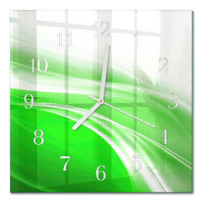 Quadratische wanduhr Abstraktion
