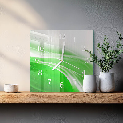 Quadratische wanduhr Abstraktion
