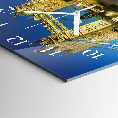 Wanduhr mit motiv quadratisch London Bridge