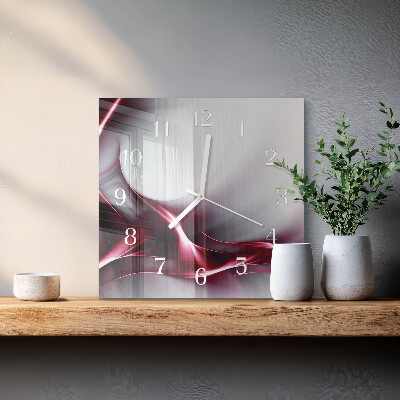Glasuhr quadratisch Abstraktion