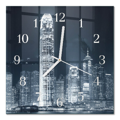 Wanduhr mit motiv quadratisch Horizont