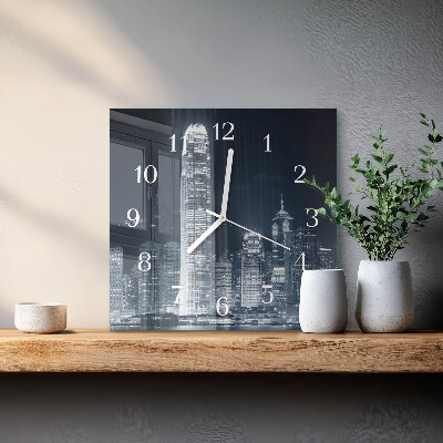 Wanduhr mit motiv quadratisch Horizont
