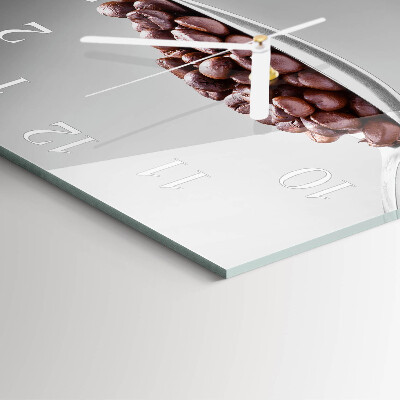 Moderne wanduhr quadratisch Ein Löffel Kaffee