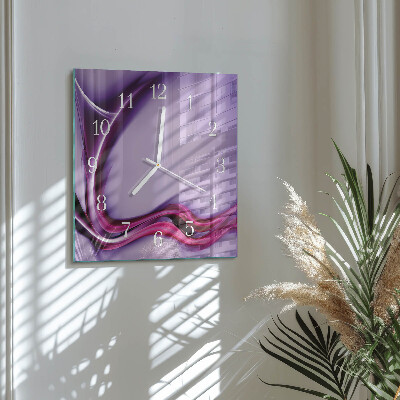 Quadratische wanduhr modern Abstraktion