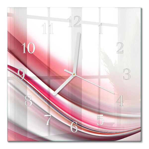 Wanduhr mit motiv quadratisch Abstraktion
