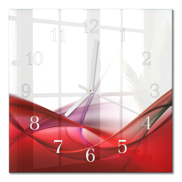 Wanduhr mit motiv quadratisch Abstraktion