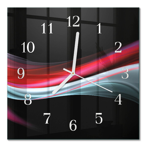 Quadratische wanduhr modern Abstraktion