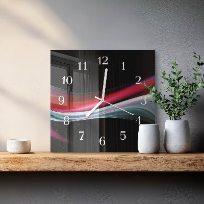Quadratische wanduhr modern Abstraktion