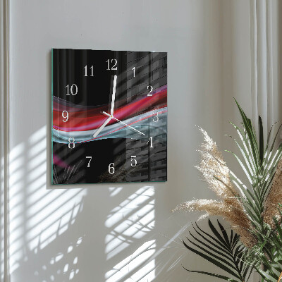 Quadratische wanduhr modern Abstraktion