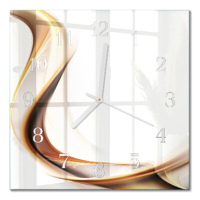 Quadratische wanduhr Abstraktion