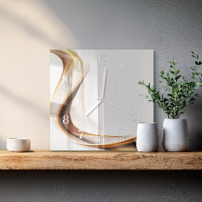 Quadratische wanduhr Abstraktion
