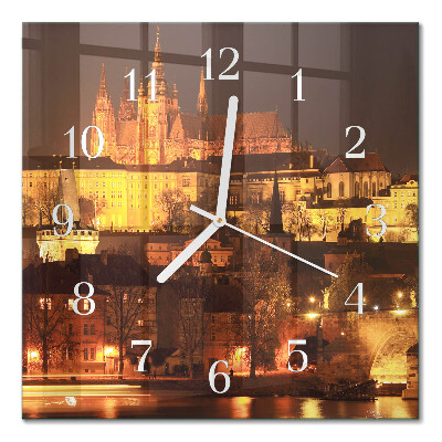 Quadratische wanduhr modern Prag