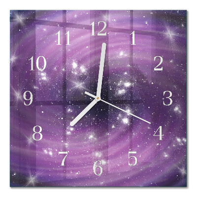 Wanduhr mit motiv quadratisch Abstraktion