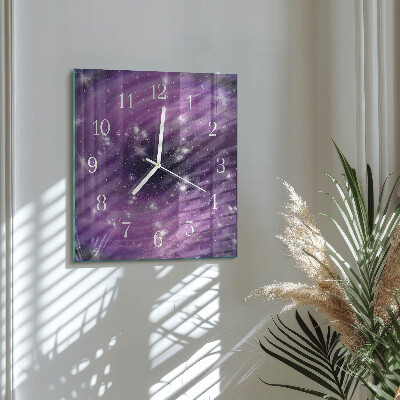 Wanduhr mit motiv quadratisch Abstraktion