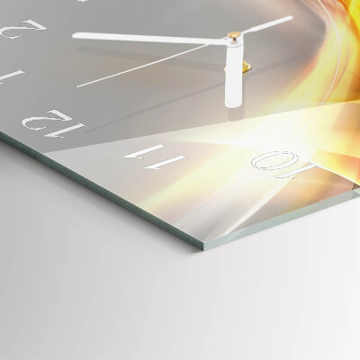 Wanduhr mit motiv quadratisch Abstraktion