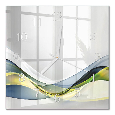 Glasuhr quadratisch Abstraktion