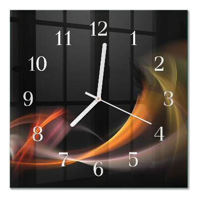 Quadratische wanduhr modern Abstraktion