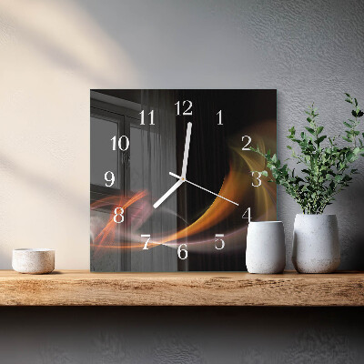 Quadratische wanduhr modern Abstraktion