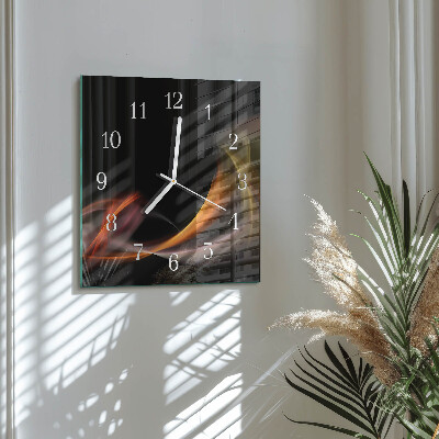Quadratische wanduhr modern Abstraktion