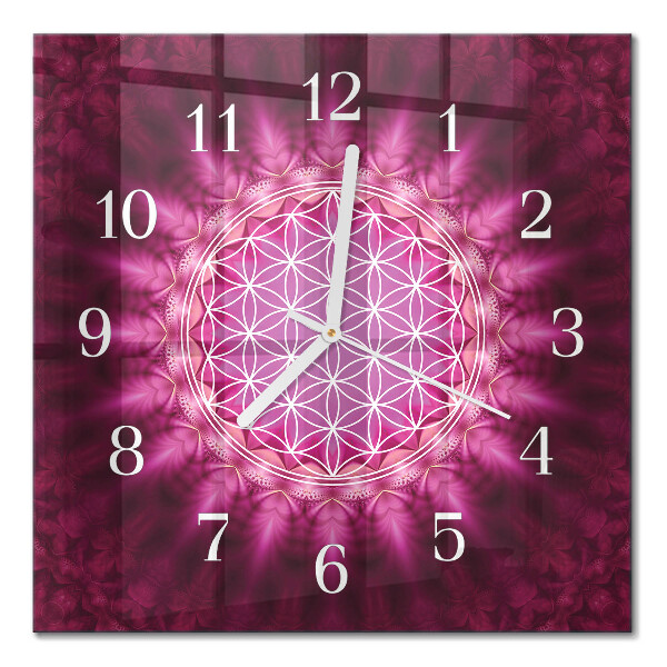 Quadratische wanduhr modern Abstraktion