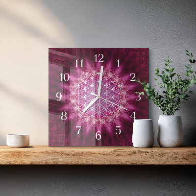 Quadratische wanduhr modern Abstraktion