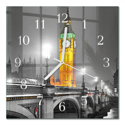 Quadratische wanduhr modern Big Ben