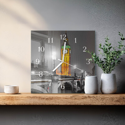 Quadratische wanduhr modern Big Ben