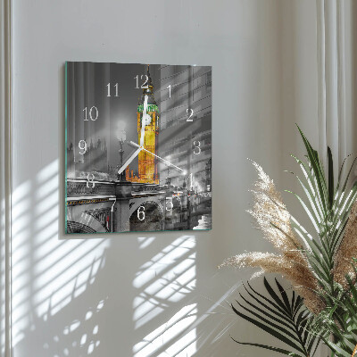 Quadratische wanduhr modern Big Ben