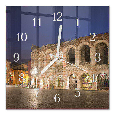 Quadratische wanduhr modern Nachtlicht