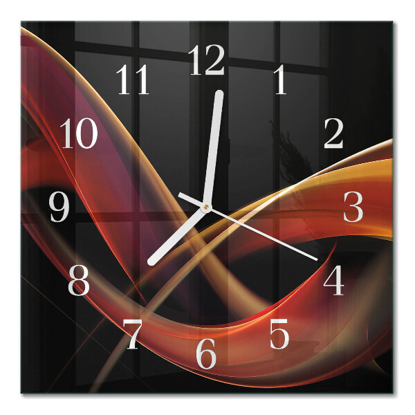 Quadratische wanduhr Abstraktion