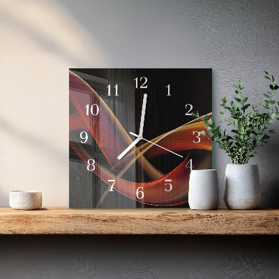 Quadratische wanduhr Abstraktion