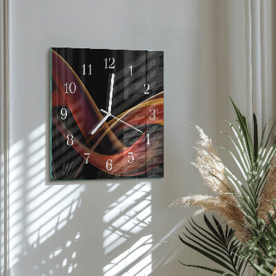 Quadratische wanduhr Abstraktion