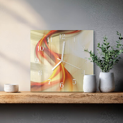 Quadratische wanduhr modern Abstraktion