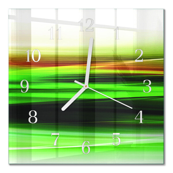 Quadratische wanduhr Abstraktion
