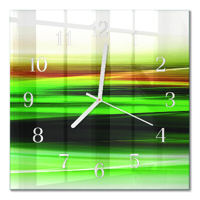 Quadratische wanduhr Abstraktion
