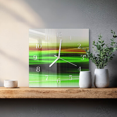 Quadratische wanduhr Abstraktion