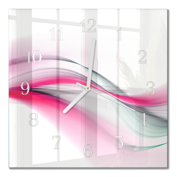 Wanduhr mit motiv quadratisch Abstraktion