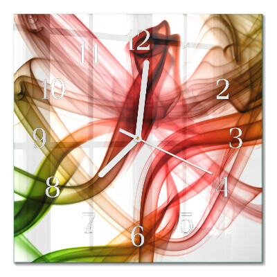 Moderne wanduhr quadratisch Abstraktion