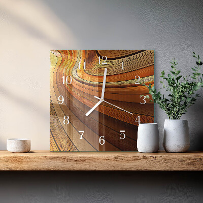 Quadratische wanduhr modern Abstraktion