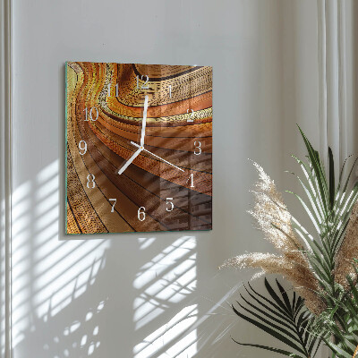Quadratische wanduhr modern Abstraktion