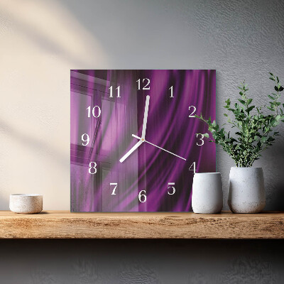 Quadratische wanduhr Abstraktion