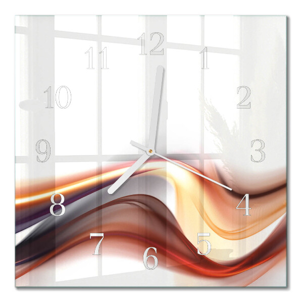 Quadratische wanduhr Abstraktion