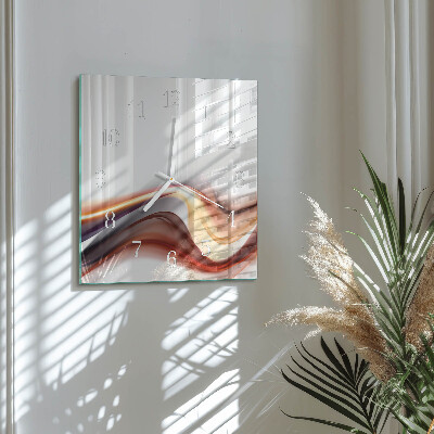Quadratische wanduhr Abstraktion